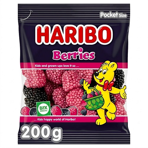HARIBO berries želé cukríky s ovocnými príchuťami 100 g