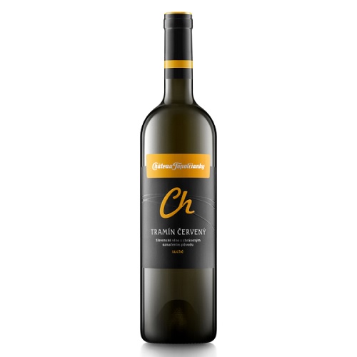 CHATEAU topolčianky CH tramín červený víno biele suché 0,75 l