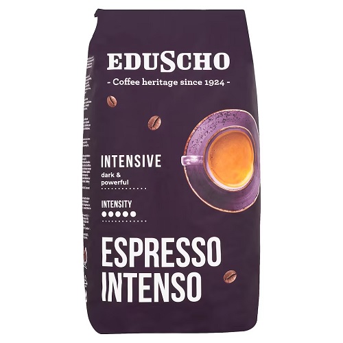 EDUSCHO Espresso Intenso pražená zrnková káva 1 kg