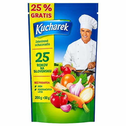 KUCHAREK ochucovadlo 200 g + 50 g grátis