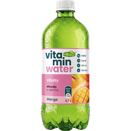HELLO Water vitamín mango minerály 0,7 l