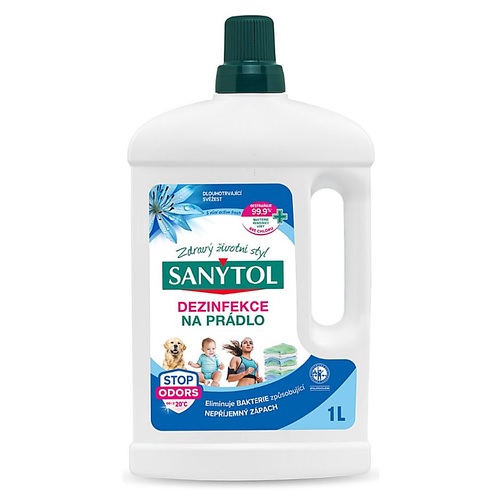 SANYTOL dezinfekcia na prádlo s vôňou active fresh 1 l