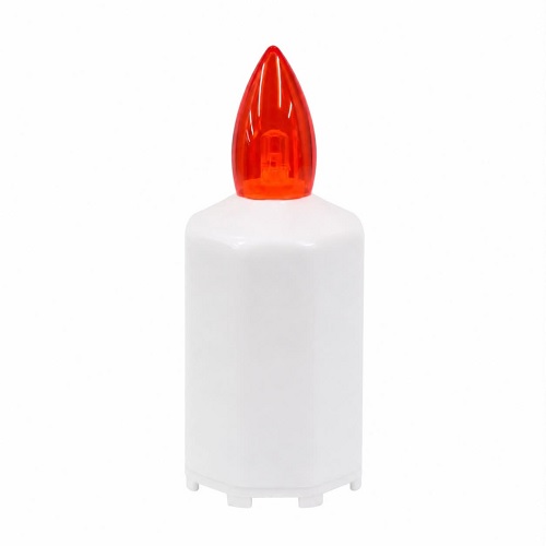 LED sviečka ZE3 s batériami červené svetlo 2 x R06