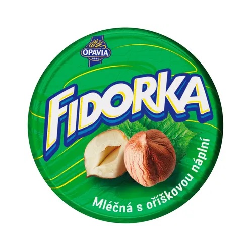 OPAVIA Fidorka mliečna s lieskovoorieškovou náplňou 30 g