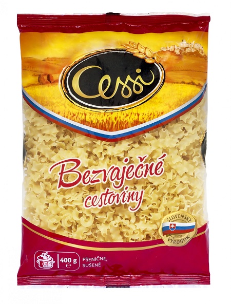 CESSI bezvaječné cestoviny rezance vlnité 400 g
