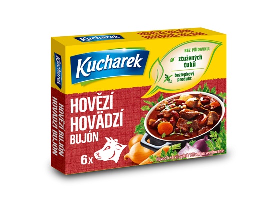 KUCHAREK bujón hovädzí 6 ks 60 g