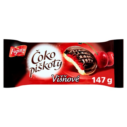 FIGARO čoko piškóty višňové 147g