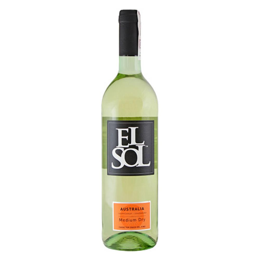 EL SOL Chardonay medium vino biele polosuche 750ml