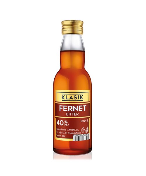 ST.NICOLAUS klasik fernet bitter 40 % 0,04 l