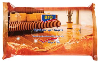ARO vlhčené utierky na nábytok 40ks