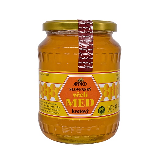 APIMEL med včelí kvetový sklo 950 g
