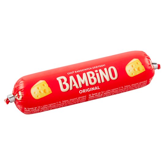 BAMBINO originál tavený syr 100% ementálu 100 g