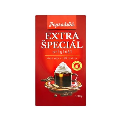 Popradská káva mletá extra špeciál 500g