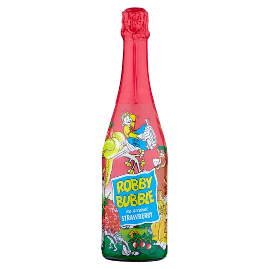 ROBBY-BUBBLE detské šampanské jahoda 750ml