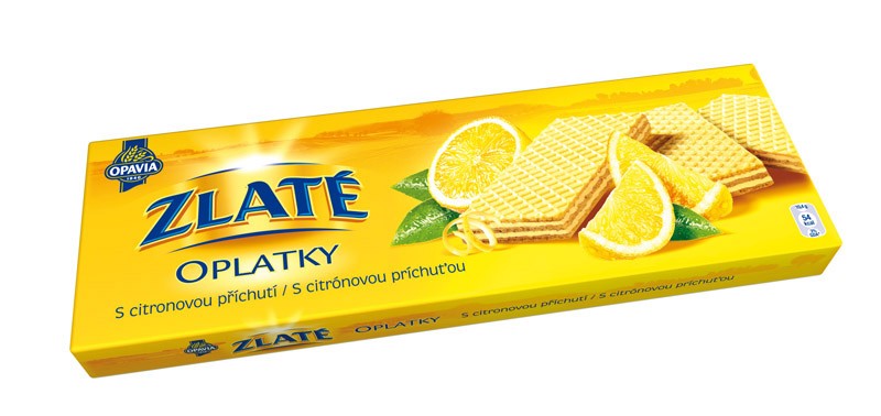 OPAVIA zlaté oblátky citronové 146 g