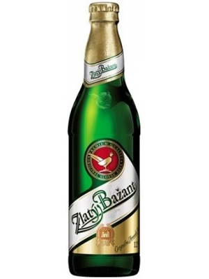 ZLATÝ BAŽANT 12% pivo ležiak sklo FLV 0,5 l
