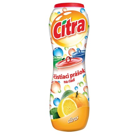 CITRA čistiaci prášok na riad citrus 400g