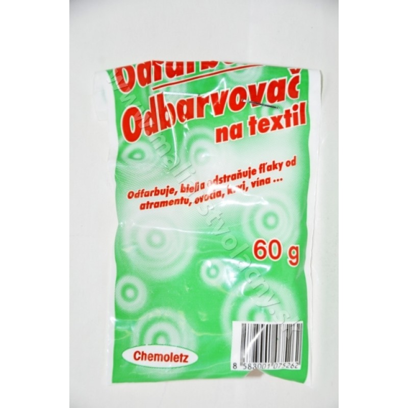Odfarbovač na textil 60g