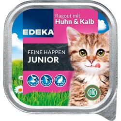 EDEKA junior krmivo pre macky kuracie a telacie 100g