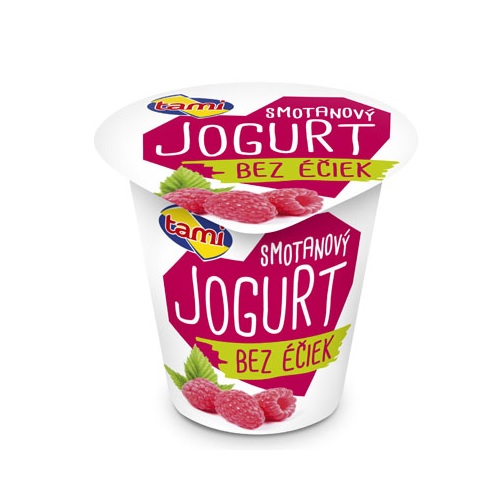 TAMI smotanový jogurt bez éčiek malinový 135 g