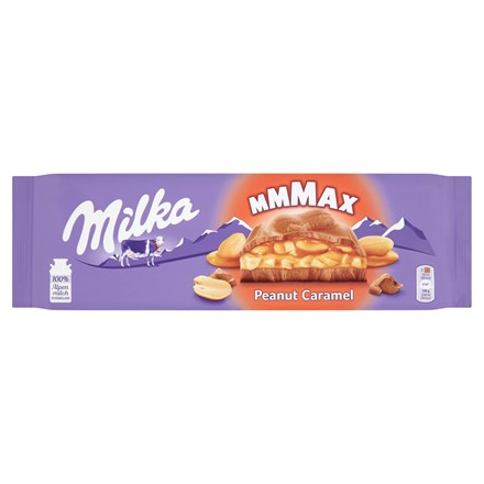 MILKA čokoláda arašídy a karamel 276 g