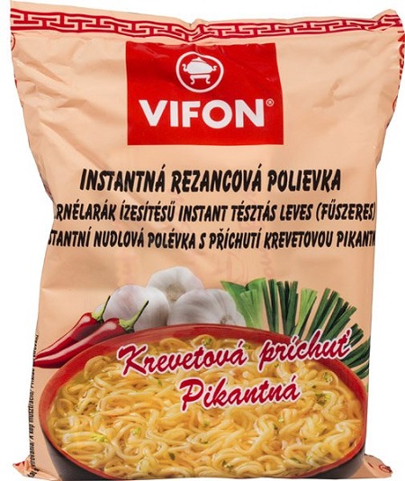 VIFON instantná rezancová polievka krevetová príchuť pikantná 60g
