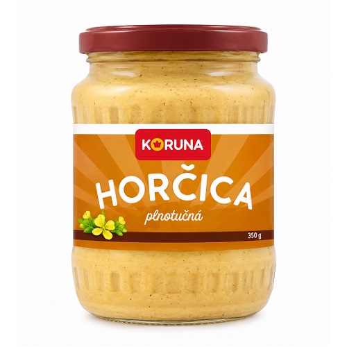 KORUNA horčica plnotučná 350 g