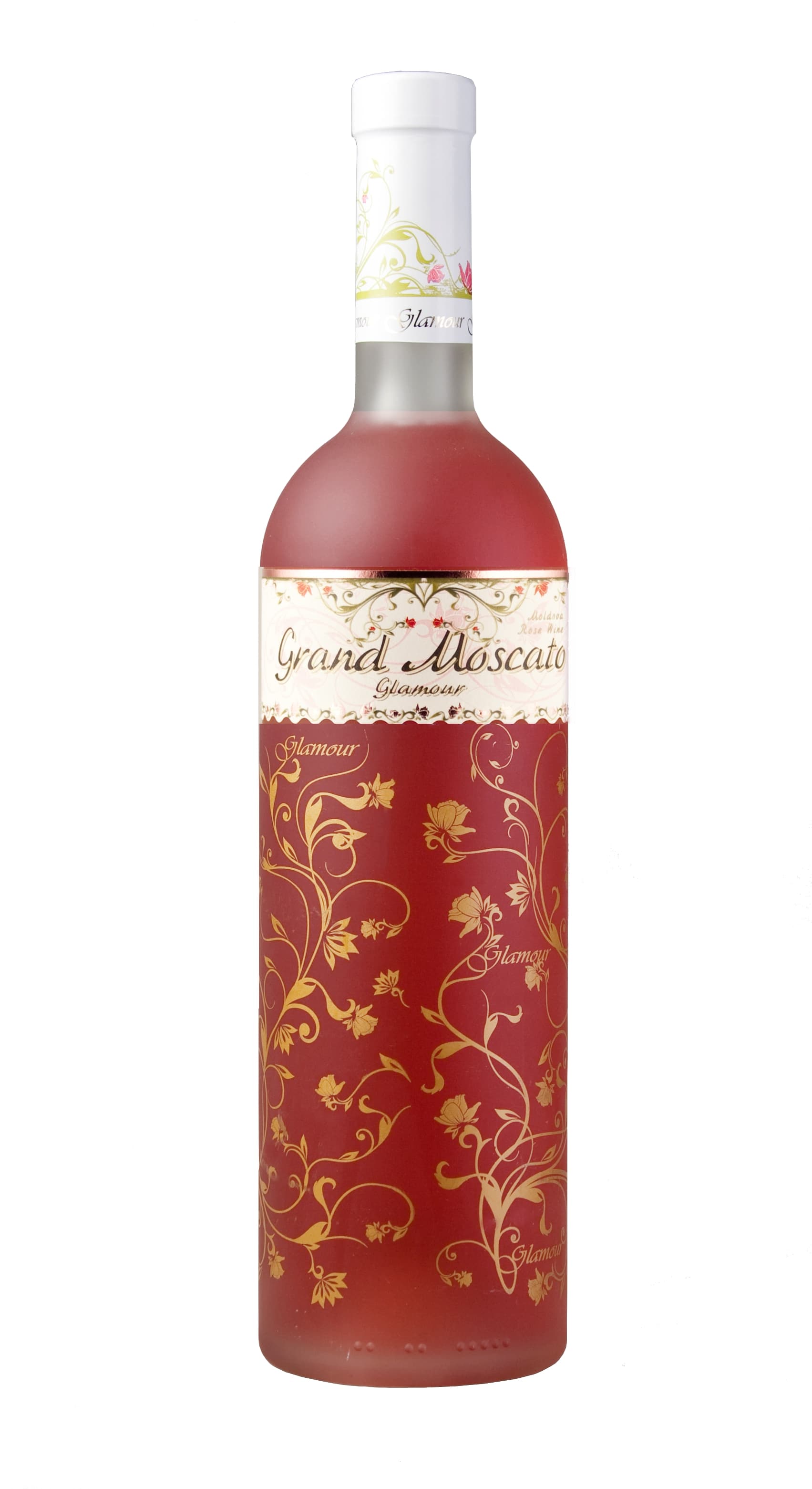MOSCATO glamour grand víno ružové polosladké 750ml