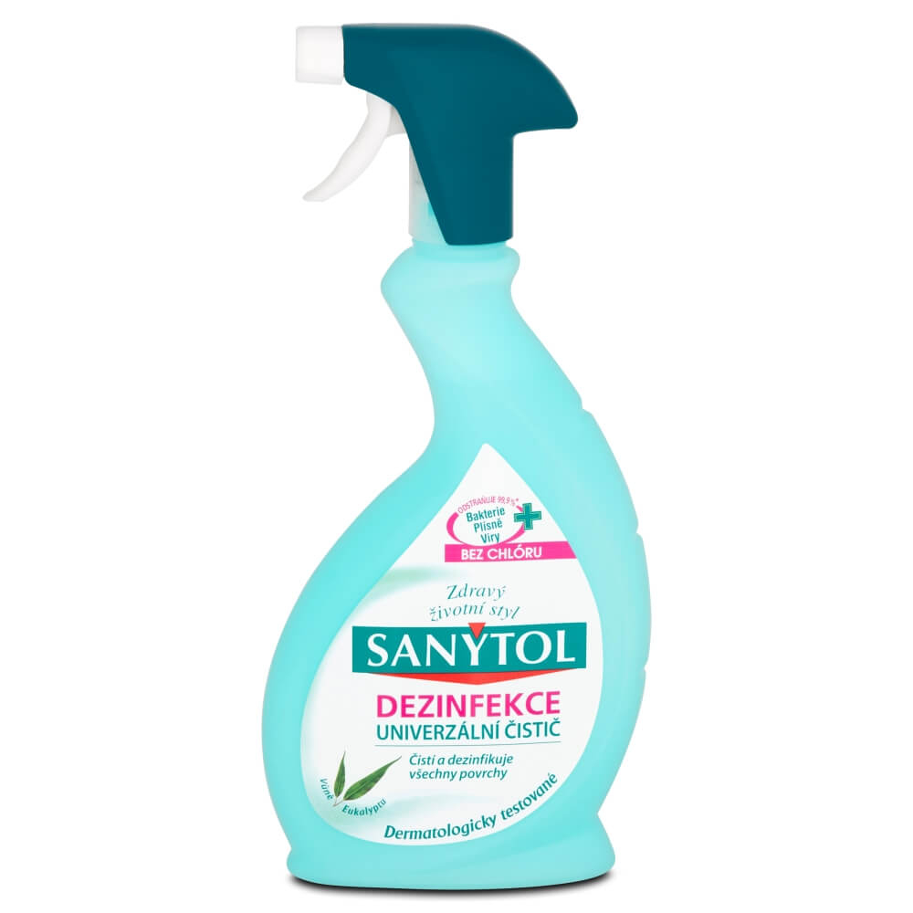 SANYTOL dezinfekcia univerzálny čistič eukalyptus 500ml