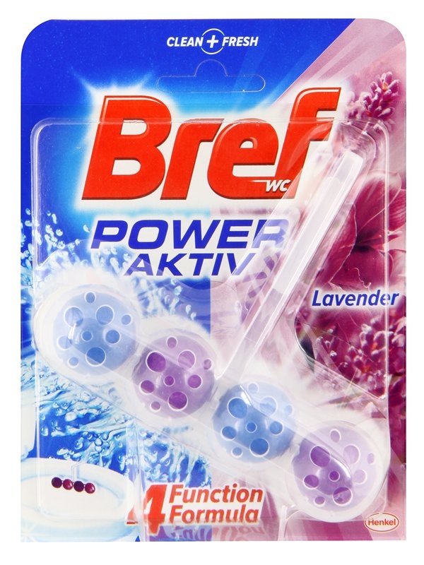 BREF classic WC guličky power aktív levanduľa 50g