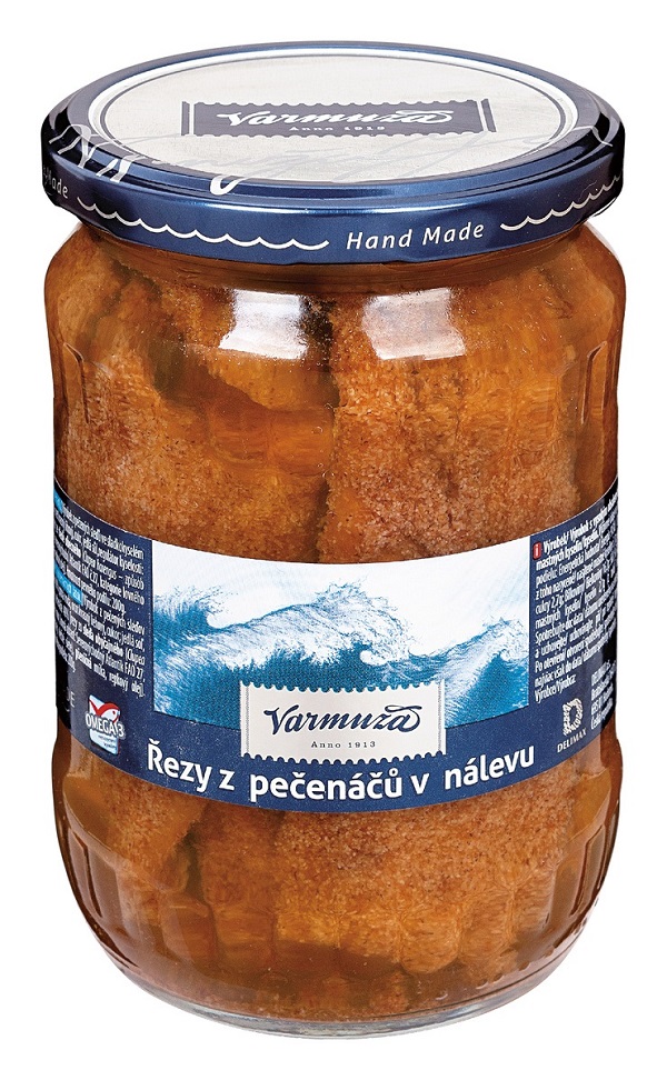 VARMUŽA rezy z pečenáčov v náleve 500 g