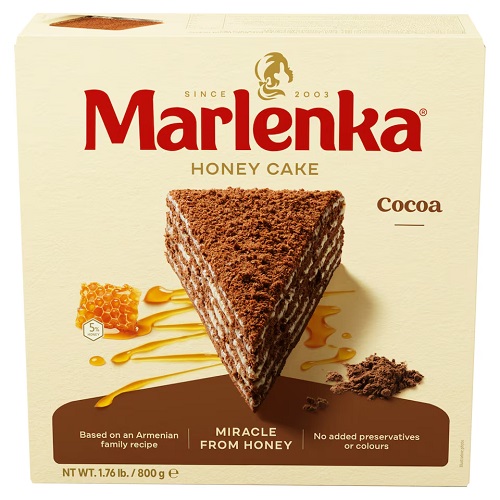 MARLENKA medová torta kakaová 800 g