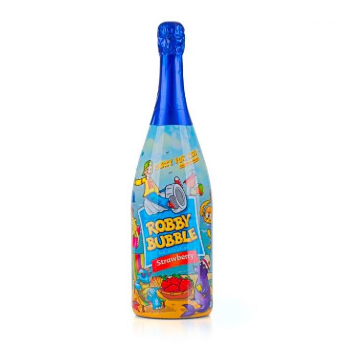 ROBBY-BUBBLE detské šampanské jahoda 1,5L