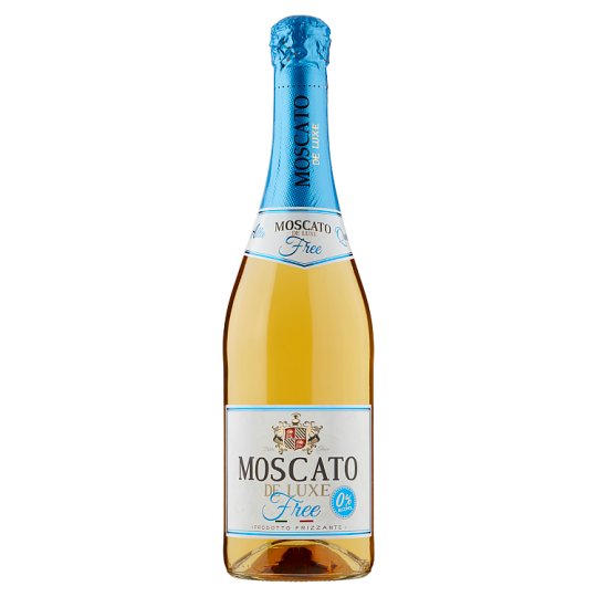 MOSCATO de luxe nealko víno šumivé biele 750ml