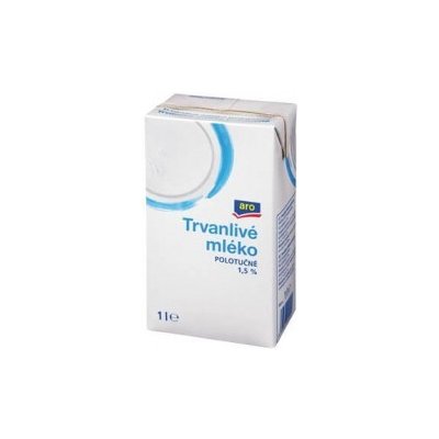 ARO mlieko trvanlivé polotučné 1,5% 1L